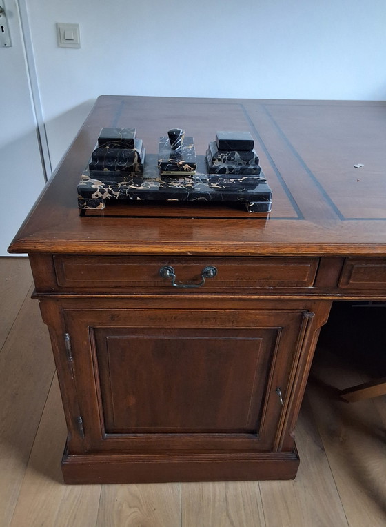 Image 1 of Vintage marble desk set art deco style