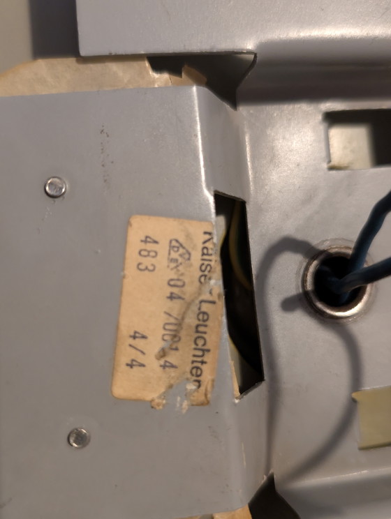 Image 1 of Lampada da parete e soffitto Kaiser 483 Klaus Hempel, design Space Age / colore Curry, anni '70