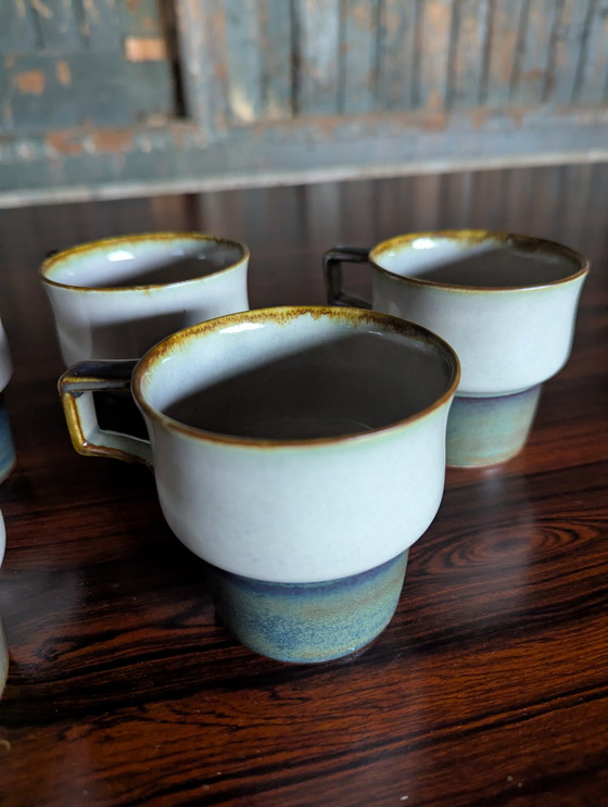 Image 1 of 5x cup/saucer Bing Grøndahl/ Jens Quistgaard Denmark