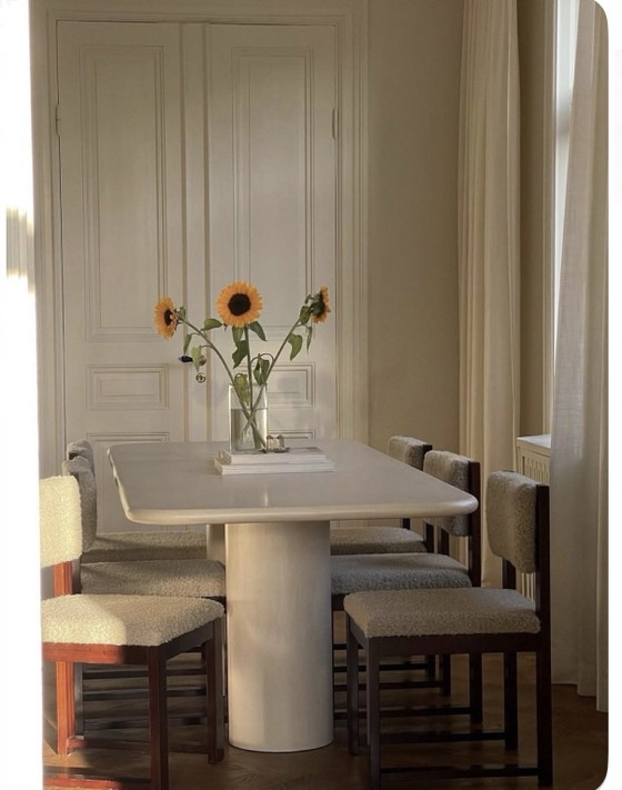 4x De Coene eetkamerstoelen van Emiel Verraneman – Hout, Textiel (photo 8 of 8)