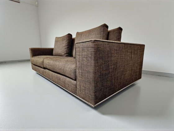 Image 1 of Minotti Hamilton Sofa in Pitti Corda "espresso"