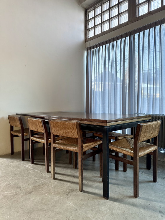 Image 1 of Midcentury Modern | Eetkamer set met 12 stoelen