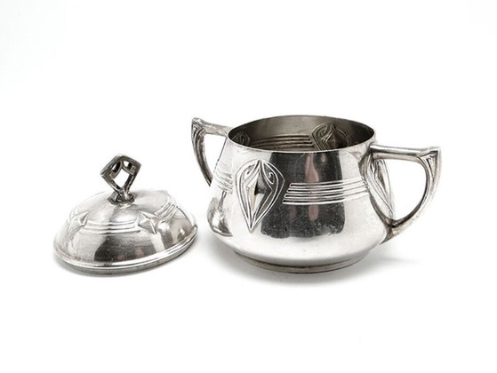 Sucrier de WMF, Allemagne, début du XXe siècle – Accessoires de table, Metal, Silver (photo 7 of 13)