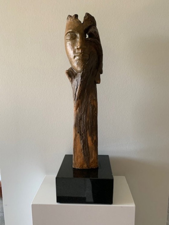 Image 1 of statua in ceramica alta 68 cm fatta a mano