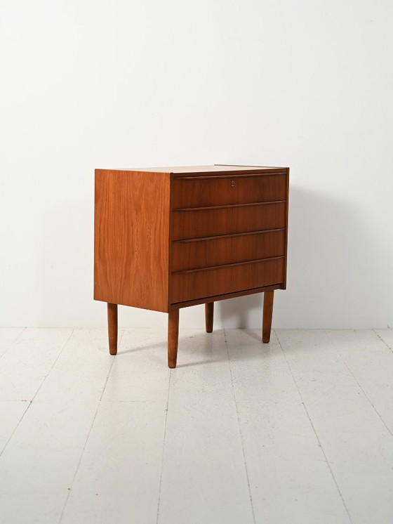 Image 1 of Cassettiera scandinava in teak, anni '60