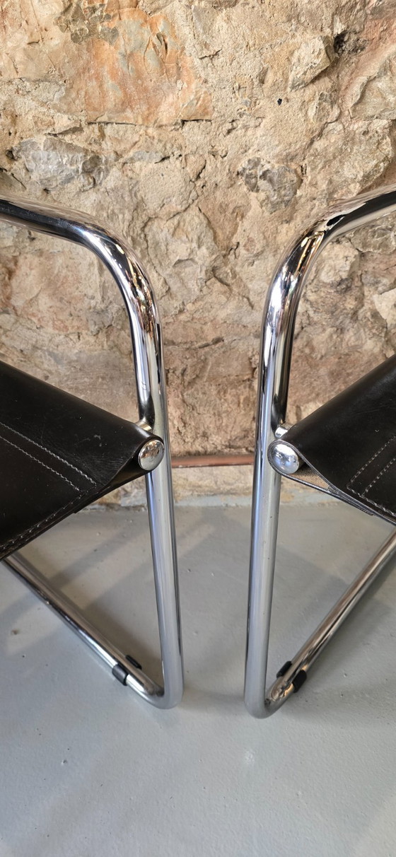 Image 1 of Mart STAM (1899-1986) - Paire de fauteuils Bauhaus S34 - 1970