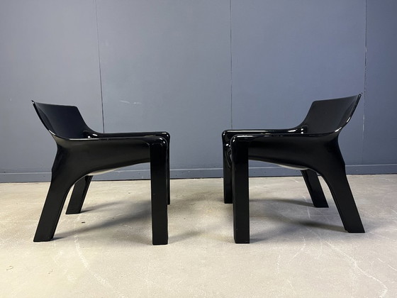 Image 1 of Coppia di poltrone Vicario di Vico Magistretti per Artemide, anni '70