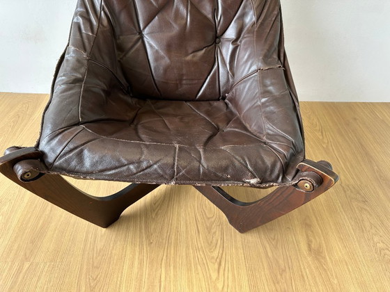 Image 1 of Der Sessel Luna wurde in den 70er Jahren von O. Knutsen entworfen.