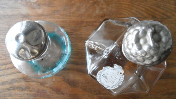Image 1 of Parfum flessen 1915 - 2x -Sauzé Frères, genaamd "Chypre"