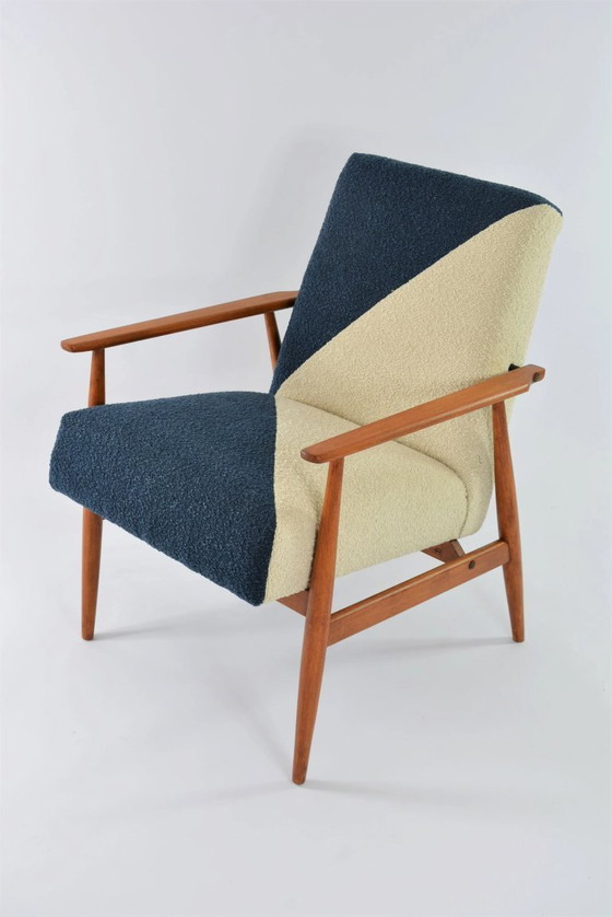 Image 1 of FOX tweekleurige geometrische fauteuil