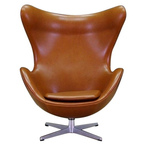 Chaise Egg, Design danois, 1960S, Designer : Arne Jacobsen, Fabricant : Fritz Hansen