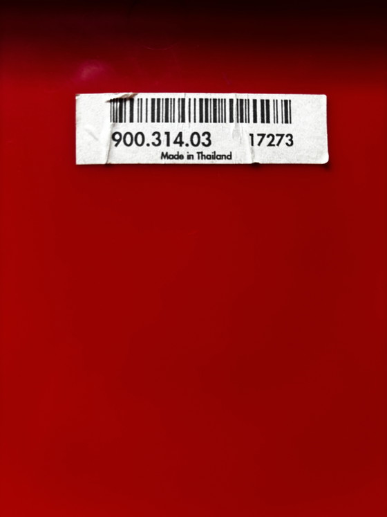 Image 1 of Niels Gammelgaard per IKEA Mensola da parete Kämpe, rossa, 1997, rarità
