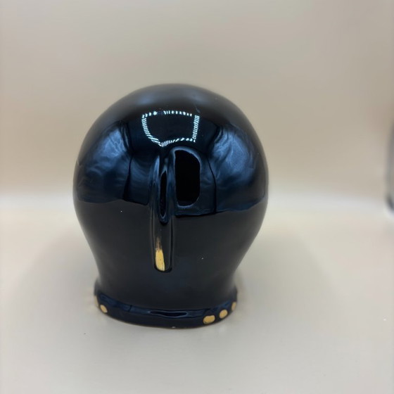 Image 1 of Iconic 80s elephant statue XXL Elki Steengoed Holland black