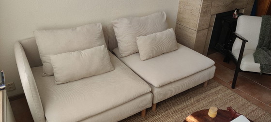 Image 1 of SÖDERHAMN Ikea sofa with removable, washable corduroy cover
