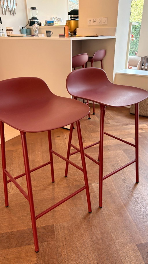 2x Normann Copenhagen Form barkruk