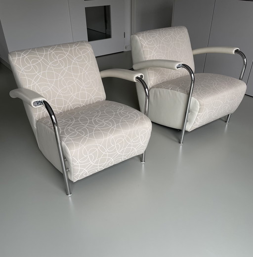 2 Leolux Scylla fauteuils