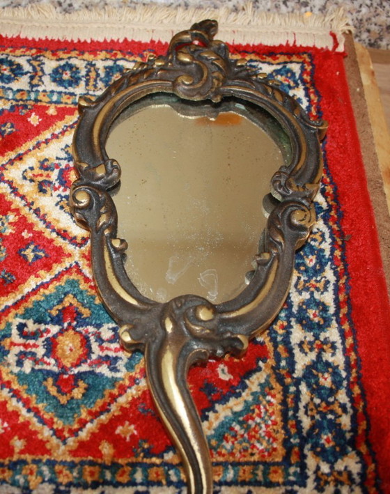 Image 1 of Antike Handspiegel Aus Bronze 1930