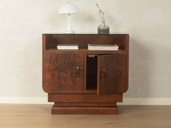 Jaren '30 Art Déco Ladekast, Ladekasten, Hout, Bruin (foto 3 van 6)