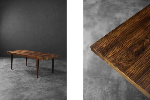 Vintage Mid-Century Danish Rosewood Coffee Table by Severin Hansen for Haslev Møbelfabrik, 1960s