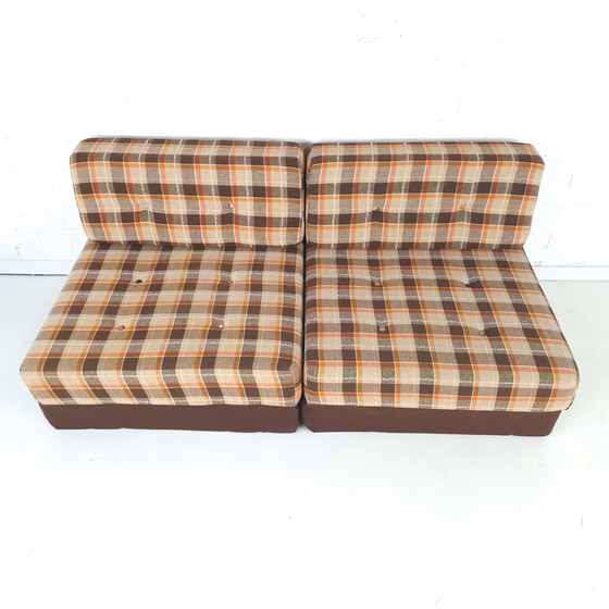 Image 1 of 2x vintage slaapfauteuil