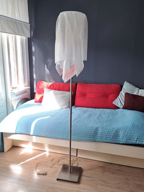Staande Design Lamp – Vloerlampen, rvs, Plexiglass (photo 5 of 6)