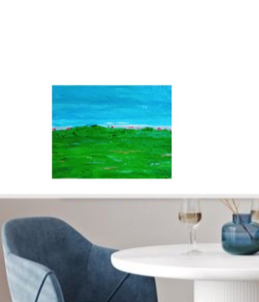 Painting landscape on the coast (2)