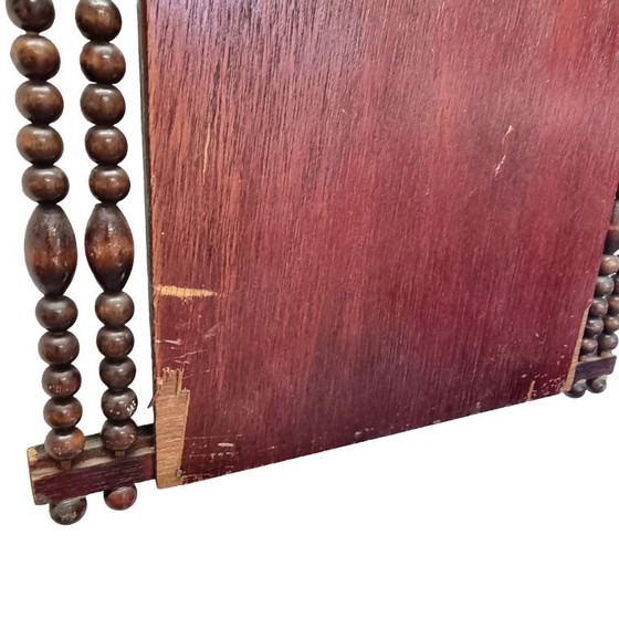 Image 1 of Vintage Japanese style beaded mirror, 70s/80s