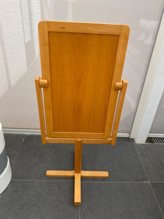 Image 1 of Vintage Scandinavian pinewood floor mirror