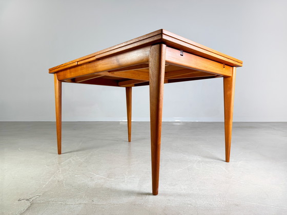 Image 1 of Mesa de comedor original de Niels O. Moller Midcentury JL Møllers Møbelfabrik teca extensible