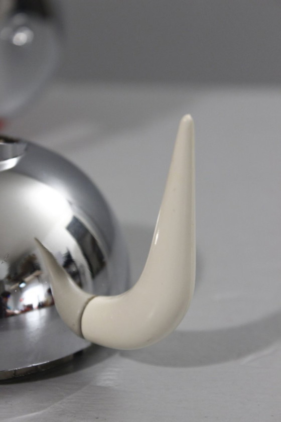 Image 1 of Vintage Lamp "Olaf" The Viking Design Old Timer Ferrari Italy 1960s