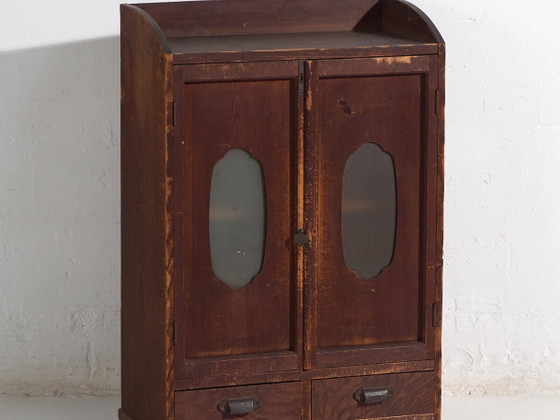 Credenza con vetrina giapponese kodansu, inizio periodo Taishō-Showa (ca. ) #30 – Credenze con vetrina, Glass (photo 2 of 40)