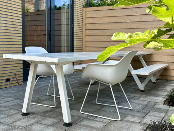 Extremis Outdoor Marina Collection Combo in Off-White 415 cm – Garden benches, Polyester, rvs (photo 10 of 15)