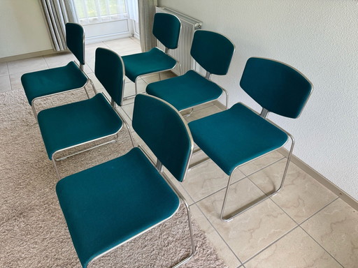 Vintage Houtoku Artifort chairs (6 pieces).