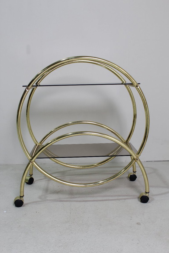 Image 1 of Vintage bar cart, serving trolley from the 1970s