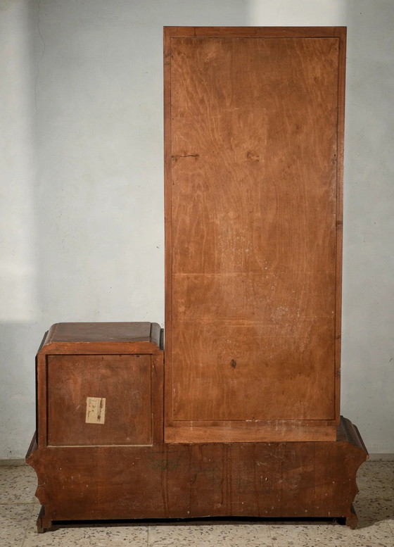 Tocador italiano Art Déco de los años 20 con espejo – Tocadores, Madera, Art Deco (photo 10 of 10)