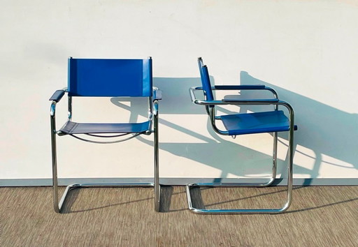 2 sedie tipo MG5 di M. Grassi # M. Breuer # Bauhaus # Vintage anni '80