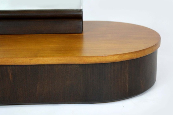 Image 1 of Toeletta restaurata con specchio di Jindrich Halabala per Up Zavody, anni '40