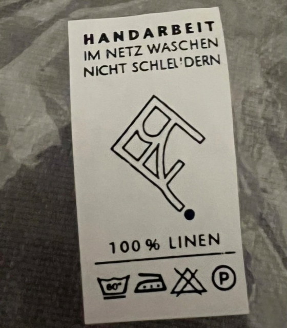 Image 1 of 12 servilletas de lino blanco de Eri Textiles