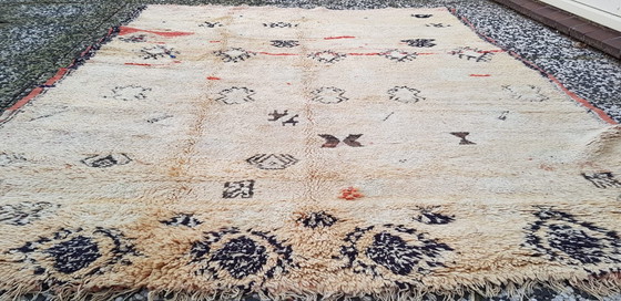 Image 1 of Alfombra bereber de lana anudada a mano, 191 x 157 cm