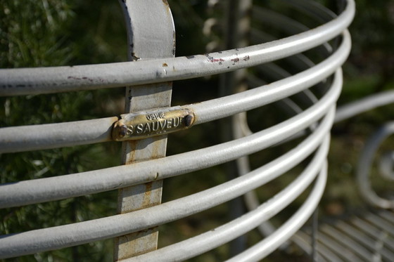Image 1 of Banc vintage Arras en bois - Patine naturelle