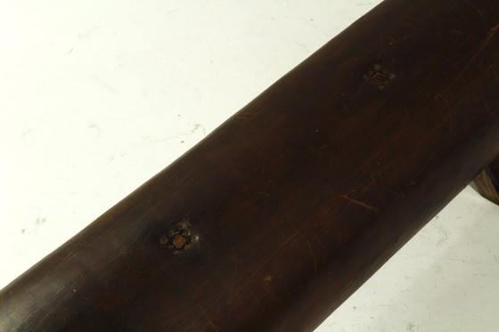 Image 1 of Panca da ginnastica vintage in pelle con maniglie, anni '40