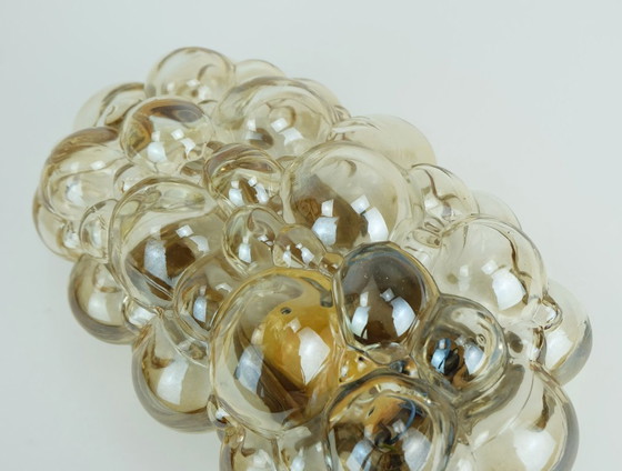 Image 1 of Helena Tynell Wandleuchte aus Limburg-Bernsteinglas, 1960er Jahre, Mitte des Jahrhunderts