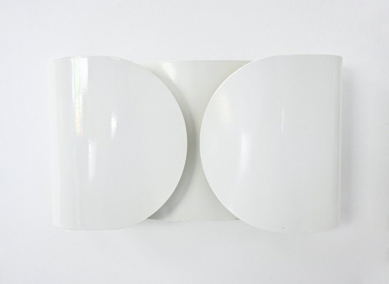 Image 1 of White Foglio Sconces by Tobia & Afra Scarpa for Flos, 1960s, Set of 2
