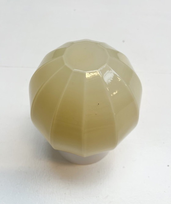 Image 1 of Lampada da soffitto Art Déco beige di Thabur, anni '40