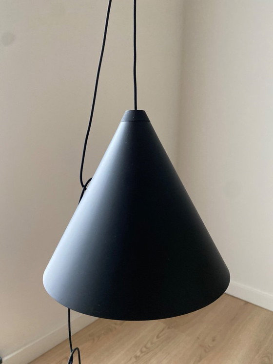 Image 1 of Flos String Light Cone Hanglamp Zwart 12m Touch