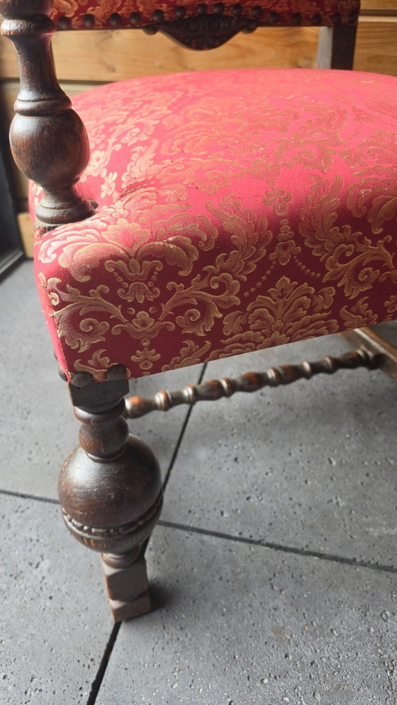 Paar antieke fauteuils -set van 2- Lodewijk stijl – Cotton (photo 3 of 5)