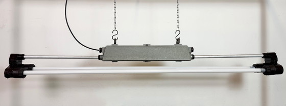 Image 1 of Lampada tubolare grigia industriale di Elektrosvit, anni '70