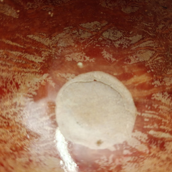 Image 1 of Vintage Onyx Ashtray Set – Red Stone – 1970s