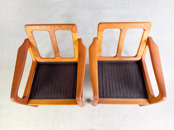 Image 1 of Set di 2 poltrone Mid-Century Juul Kristensen Teak Vintage Danish
