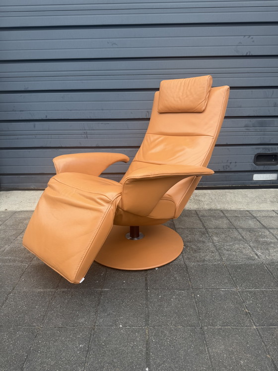 Image 1 of 2x Jori Fellini relax Medi Mono-move Cognac leather pillow